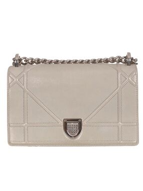 ♥️Dior Diorama Small Cream Leather Chain Shoulder Bag♥️